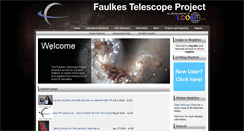 Desktop Screenshot of faulkes-telescope.com